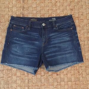 Denim shorts